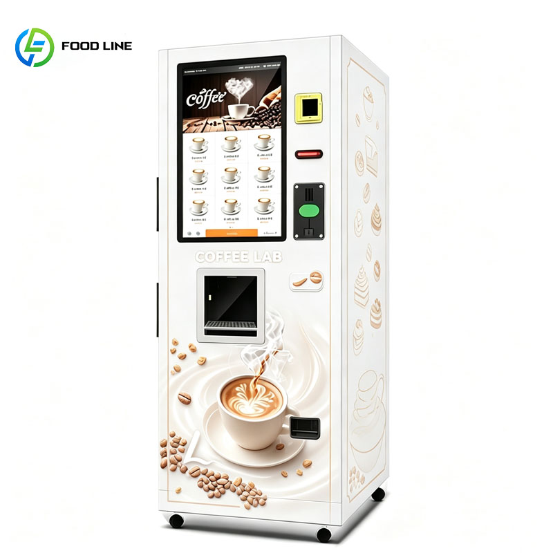 Equipment Of Coffee Machine - Kahve Otomatı Taze Çekilmiş Çekirdekten Fincana