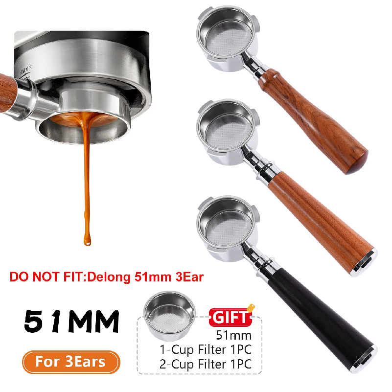 Coffee Equipment For Sale - Kahve Dipsiz Portafilter 51mm Homix H11