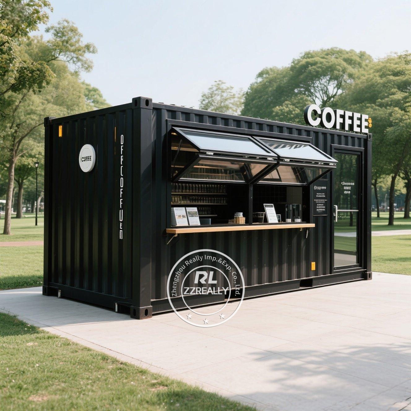Coffee Equipment Stores - Tam Donanımlı Mutfaklı Konteyner Kahve Dükkanı