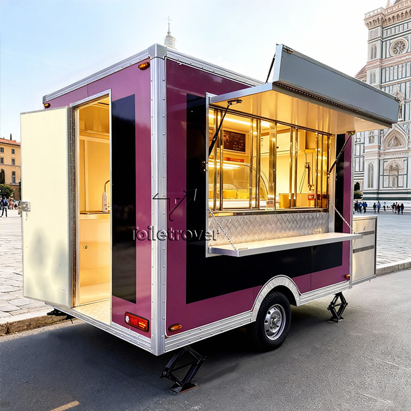 Coffee Equipment China - Açık Hava Mobil Yiyecek Kamyonu Treyleri