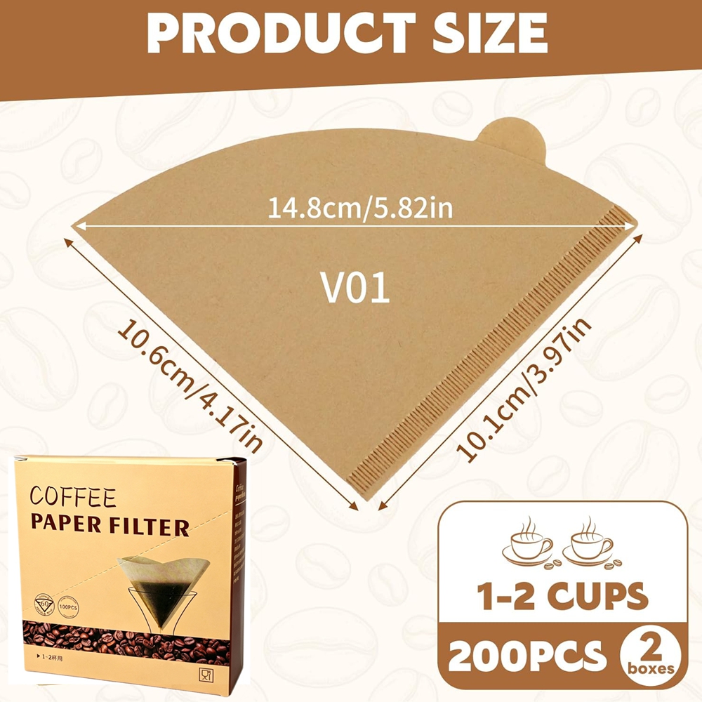 Kahve Filtreleri 200 Adet Koni - Coffee Equipment Distributor incelemesi ve fiyatı