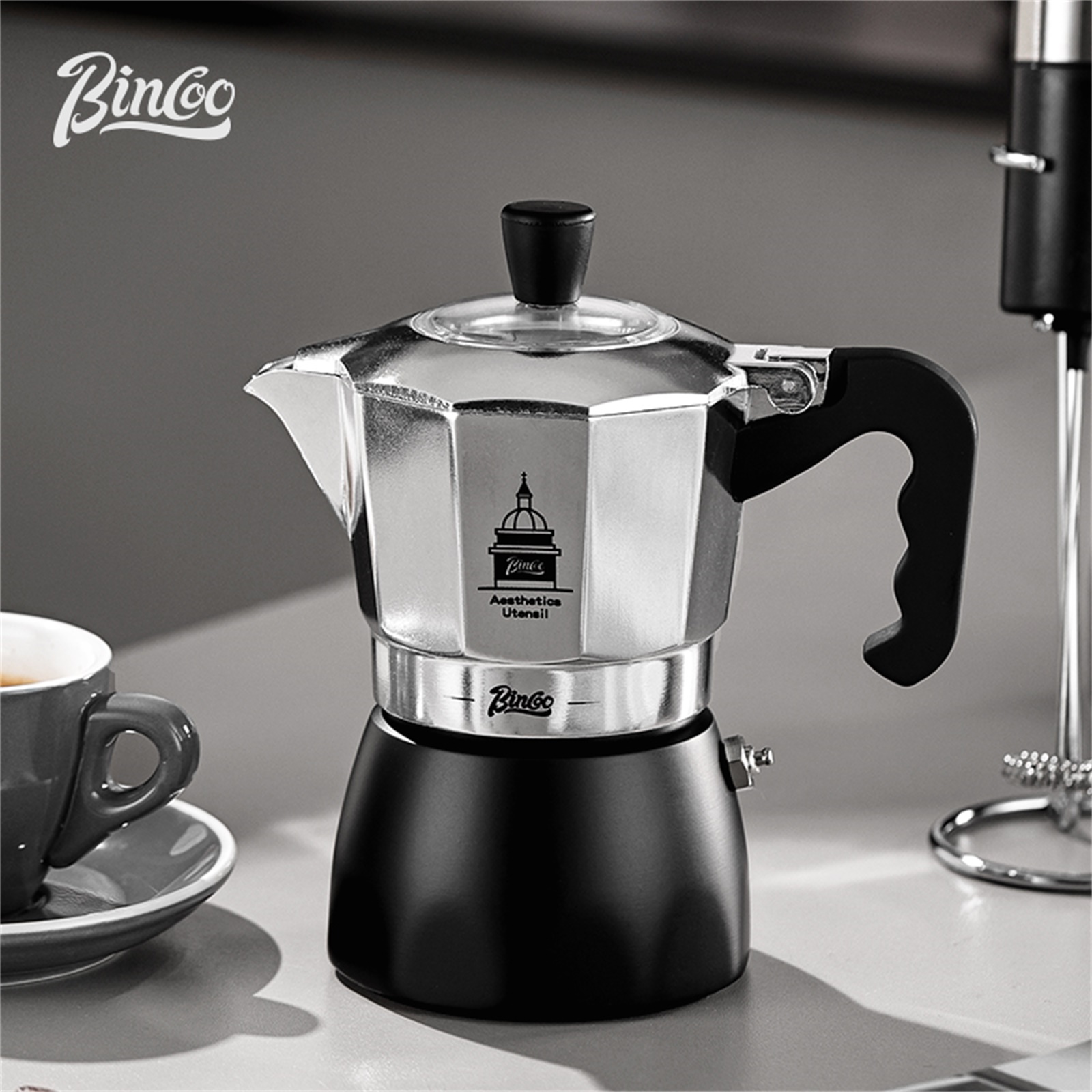 BINCOO Çift Valfli Moka Pot, E - Coffee Equipment For Sale incelemesi ve fiyatı